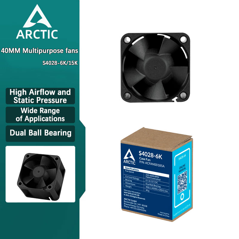 ARCTICS S4028 Computer Case Fa - đánh giá và giá Case Fan Controller